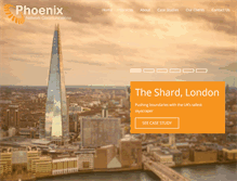 Tablet Screenshot of phoenixnetworks.co.uk
